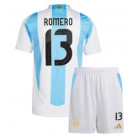 Dres Argentína Cristian Romero #13 Domáci pre deti Copa America 2024 Krátky Rukáv (+ trenírky)